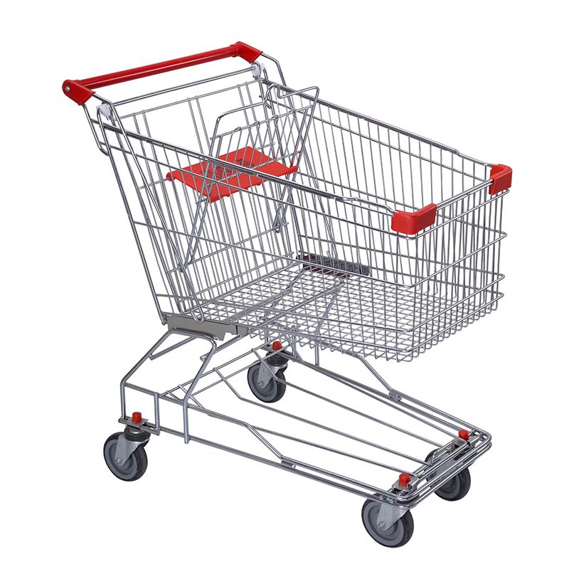 Asian style shopping trolley - Metal Carts Manufacturer