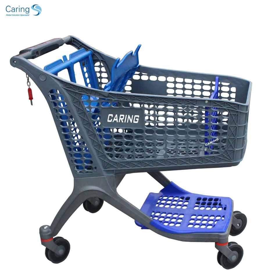 All-Plastic Shopping Cart 130 L