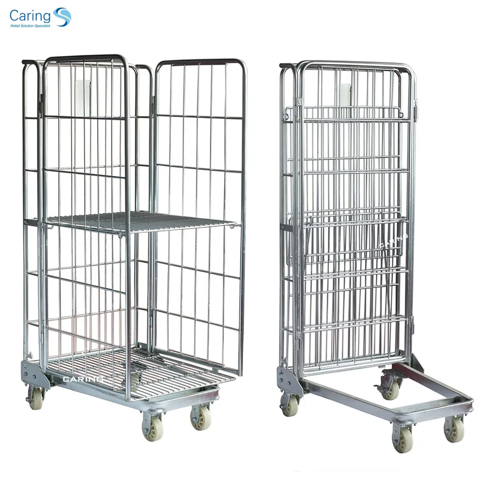 Demountable & Foldable Roll Container