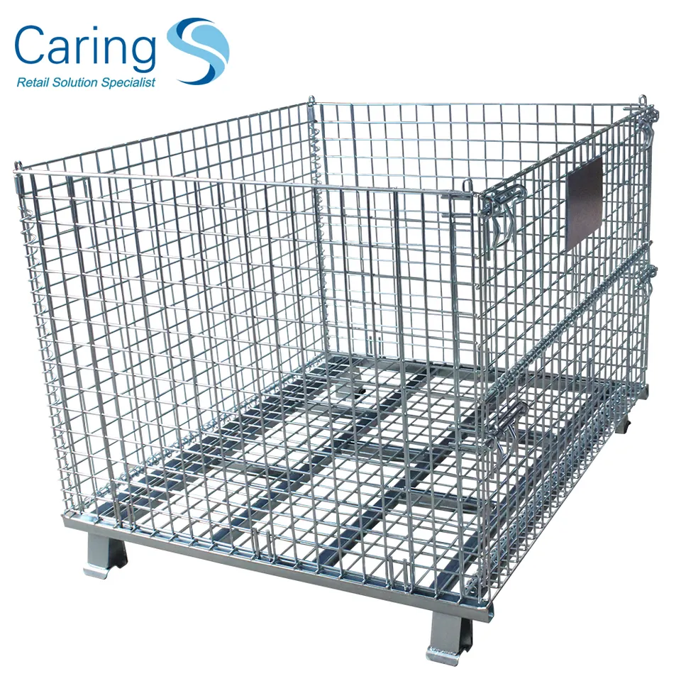 Foldable Wire Mesh Container